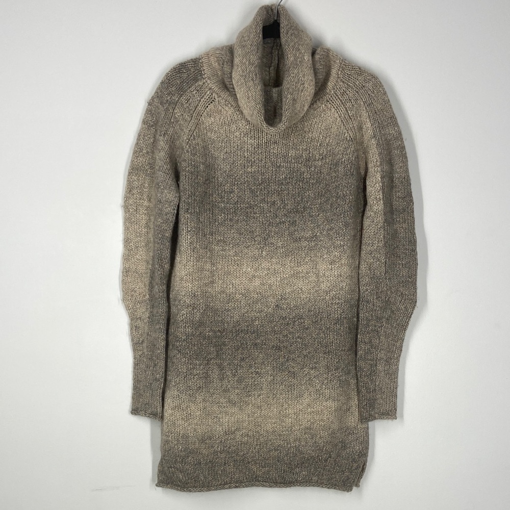 Wilfred Taupe Cowl Neck Sweater